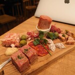 ワインの酒場。ディプント - お肉屋さんのシャルキュトリー