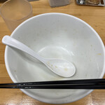 中華そば こてつ - 給油完了　ご馳走様でした！