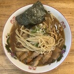 つけ麺 冨 - 自家製ストレート中細麺