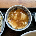 香湯ラーメン ちょろり - 塩ラーメンAセット ¥900 の麻婆豆腐