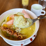 チンタ ジャワ カフェ - Bubur Ayam Chicken Porridge アップ