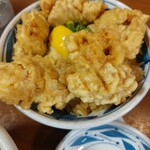 讃松庵 - ゲンコツサイズの鶏天×5