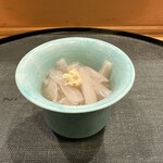 味享 - ❷芋茎の葛煮