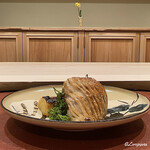 御料理 寺沢 - のどぐろと筍の備長炭焼と花山椒