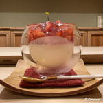 御料理 寺沢 - いちごのブラマンジェ