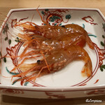 御料理 寺沢 - 活けのボタン海老