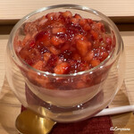御料理 寺沢 - いちごのブラマンジェ