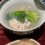 銀座 しのはら - 白子とセリとハマグリのお鍋