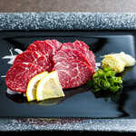 red meat sashimi