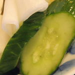 とんかつ桂 - きゅうり