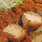 とんかつ桂 - 断面図