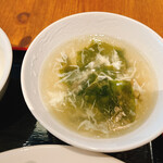 鉄板中華 青山シャンウェイ - スープ