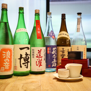 We carry sake from all the sake breweries in Shiga!