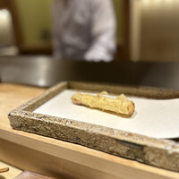 日本橋 蕎ノ字 - ホワイトアスパラ