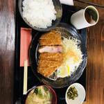 とんかつ源治 - ロースかつ定食