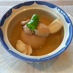 エリア 耀 - カブと牡蠣の蒸しスープ