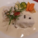 レストラン　クレール - 鱸のクリームソース＠Lunch B
