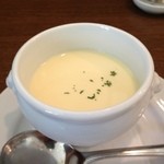 洋食屋　神戸デュシャン - 冷製コーンスープ