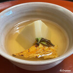 日本料理 新茶家 - 筍、炙り海鼠子、蕗の薹の葉