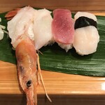 海藤花 - ランチのにぎりはぼたん海老が目玉