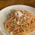 Cucina Marino - ぺぺベーコンパルメザンチーズのトマトクリームパスタ