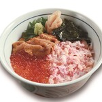 Hokkai three kinds rice bowl