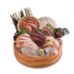 Assortment of six kinds of exciting sashimi