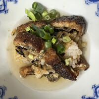 炭焼 うな富士 有楽町店 - 出汁ワサビ小口ネギいり