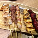 Raizu - 大和黒鶏の串焼き