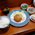Sushi Fujikawa - スペシャルメンチカツ定食