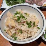 Yaso hachi - 筍ご飯です