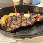 BLT STEAK OSAKA - 2304_BLT STEAK OSAKA_ランチコース＠5,800円_熟成肉ステーキ200gチミチュリソース