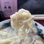Tengu - 幅も太さも長さも食感もマチマチな手打ち麺。