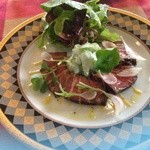 ボーシュマン - 篠山牛いちぼ肉たたき風カルパッチョ