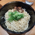 中華蕎麦 ひら井 - 久々の和え玉　香味油がよく効いてそのままでも完食いける