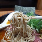 中華蕎麦 ひら井 - 中華蕎麦の細麺本当に美味しい！　辛みにも合います