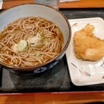 金町うどん - 鶏天そば410円