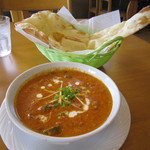 インディアン・レストラン　ロタ - オクラとひき肉のカレー☆