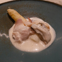 L'ETERRE - 仏ロワール　ホワイトアスパラガス　米崎　牡蠣