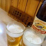 テンカラ食堂 - 先ずはビールで