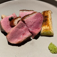 鳥焼き 小花 - 小花(岩手鴨のローストとネギ)