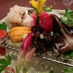 Koshitsu Kaiseki Kitaooji - お造り。