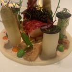 ASAHINA Gastronome - オマールブルー&クリスタルキャビア、ホワイトアスパラ