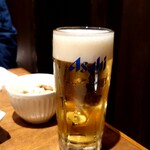 せんや本店 - 生ビール：580円+税