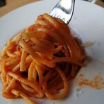 La Prima Pagina - ブカティーニというパスタ…初めていただきましたが細長いマカロニみたいでした(*^^*)♪