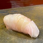 鮨匠 のむら - 天然 縞鰺 ※幻