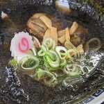 お食事処 さざなみ - 生海苔アサリラーメン¥1300