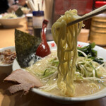 ○新 ネギラーメン - 麺