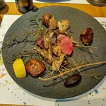 TRATTORIA 庭 BY FARM AKIRA - 鹿も美味しいけど芋も美味しい