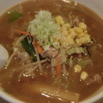 味処 やまびこ - 味噌ラーメンです。